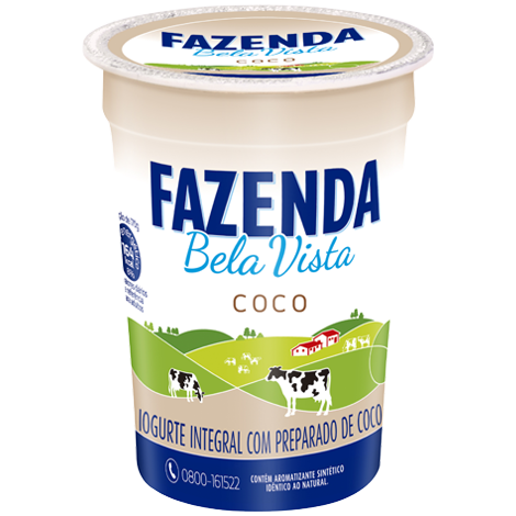 Fazenda Bela Vista - Iogurte Integral Coco - 170g
